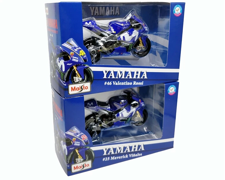 Miniatura Yamaha Valentino Rossi 46 2018 Maisto 1:18